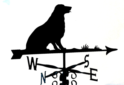 Lab Sitting weathervane